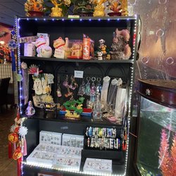 Osaka Asian Fusion Cuisine - At the front entrance. My grand daughter would have had a field day