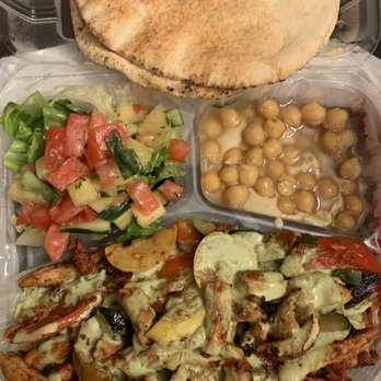King of Kabab - Chicken Shawarma Plate to go - Mediterranean Near Me - Berkeley, California