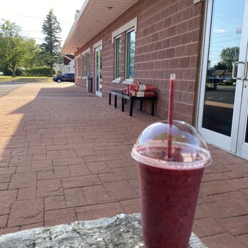 TONI’S DELI - Mixed berry smoothie w/ dairy milk, almond milk or OJ. Background, bundles of firewood $7.99 each - Delis Near Me - Orchard Park, New York TONI’S DELI - Mixed berry smoothie w/ dairy milk, almond milk or OJ. Background, bundles of firewood $7.99 each - Delis Near Me - Orchard Park, New York