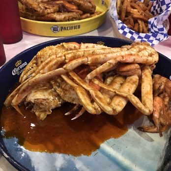 Shell Shack - 2 lbs snow crab with Kitchen Sink Medium - Seafood Near Me - Plano, Texas
