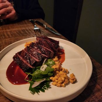 Hook & Hoof - Yes... That's ketchup on a perfectly cooked steak with corn (like, why?)... Just throw it in the trash at that point - New American Near Me - Willoughby, Ohio Hook & Hoof - Yes... That's ketchup on a perfectly cooked steak with corn (like, why?)... Just throw it in the trash at that point - New American Near Me - Willoughby, Ohio