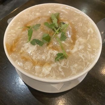 Mein Restaurant - Fish Maw Crab Meat Soup: Good, but the small is still big lol - Chinese Near Me - Houston, Texas
