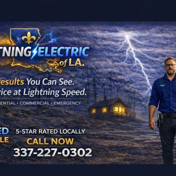 Lightning Electric - Electricians Near Me - Jennings, Louisiana Lightning Electric - Electricians Near Me - Jennings, Louisiana
