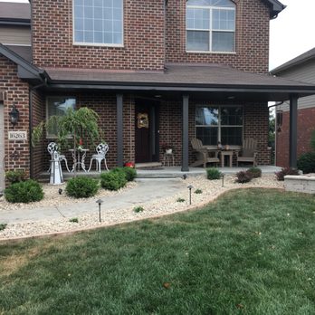 Green Effects - the front of a brick house - Landscaping Near Me - New Lenox, Illinois