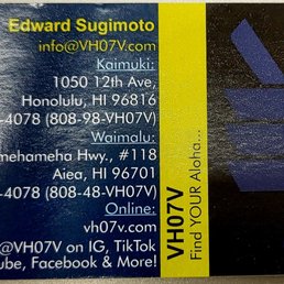 Da business card..........
