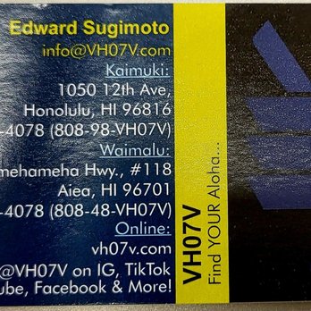 VH07V Kaimuki - Da business card.......... - Men's Clothing Near Me - Honolulu, Hawaii VH07V Kaimuki - Da business card.......... - Men's Clothing Near Me - Honolulu, Hawaii