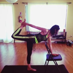 Yoga Shine - Not your typical chair yoga! In this class yoga poses are adapted through creative use of a chair.