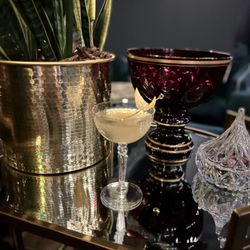 80 East - You Simply Hummus't... Tahini washed Roku gin, Castelvetrano brine & olive, harrisa tincture, lemon twist