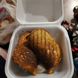 AB Coffee House - The hubby's grilled cheese panini.