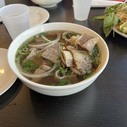 Pho brisket beef soup