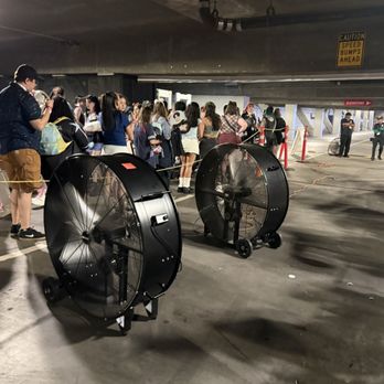 State Farm Arena - The line to enter the arena. They moved us into the garage which was musty - Stadiums & Arenas Near Me - Atlanta, Georgia