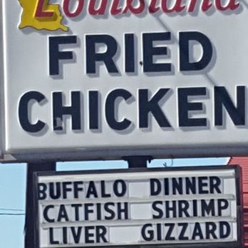 Louisiana Fried Chicken - Look for the sign, if you're traveling Southeasr, the restaurant is on the left, if going Northwest it's on the right. - Restaurants Near Me - Minden, Louisiana Louisiana Fried Chicken - Look for the sign, if you're traveling Southeasr, the restaurant is on the left, if going Northwest it's on the right. - Restaurants Near Me - Minden, Louisiana