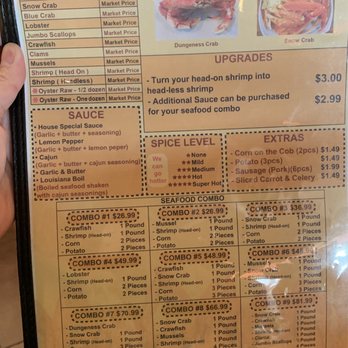 Crawfish Chef - Menus prices as of 7/30/19 - Seafood Near Me - Puyallup, Washington Crawfish Chef - Menus prices as of 7/30/19 - Seafood Near Me - Puyallup, Washington