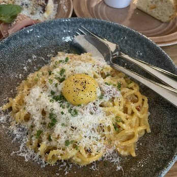 Momonoki - miso bacon carbonara - Japanese Near Me - Fountain Valley, California Momonoki - miso bacon carbonara - Japanese Near Me - Fountain Valley, California