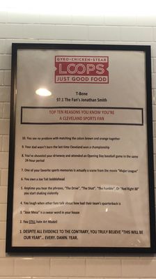Menu photo 1 Loops Columbus, OH