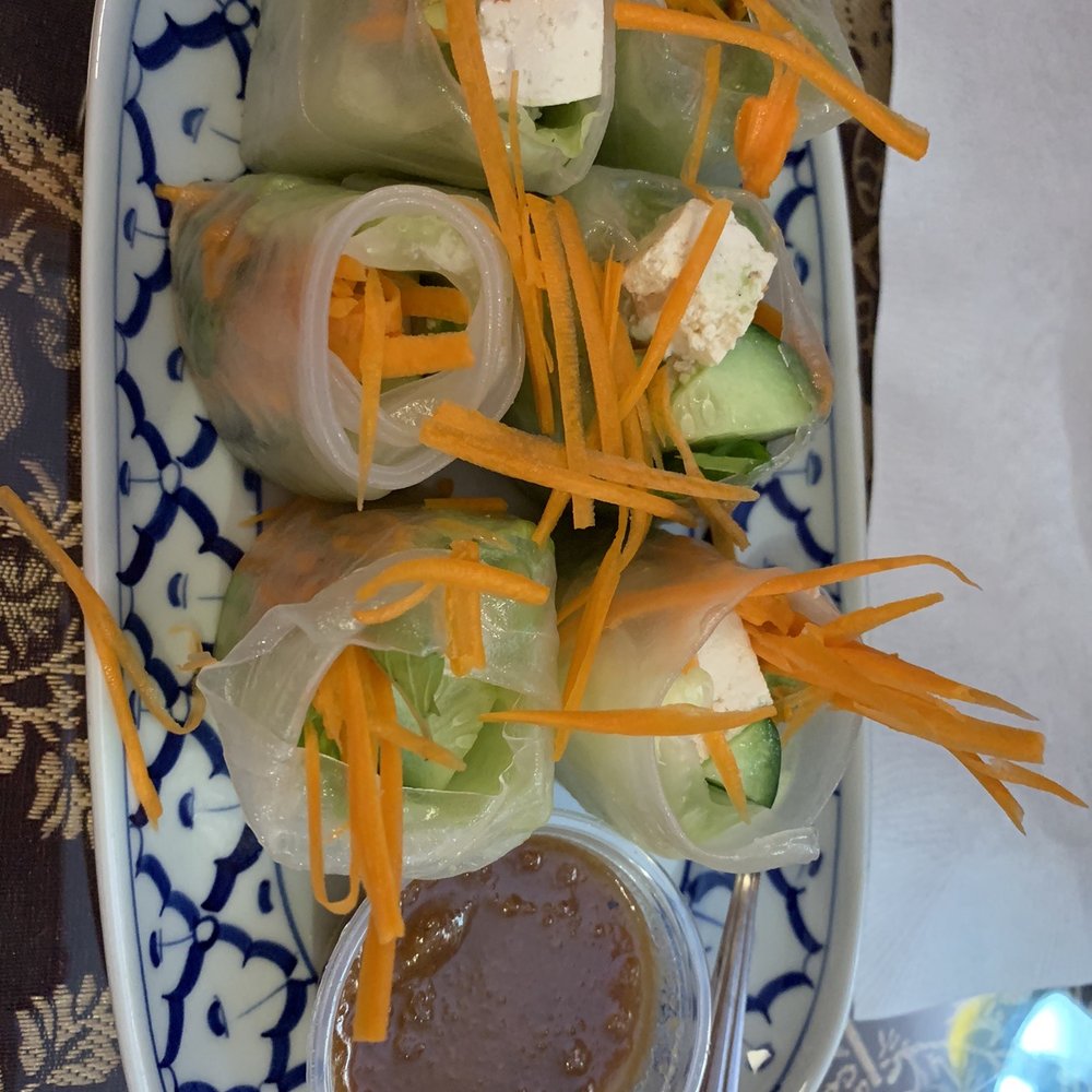 Thai Village - The veggie spring roll - Thai Near Me - Carmel Valley, California