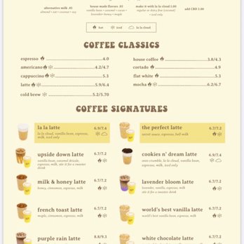 La La Land - Menu - Coffee & Tea Near Me - Glendale, California La La Land - Menu - Coffee & Tea Near Me - Glendale, California