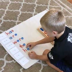 Whiting Woods Montessori - Movable Alphabet.