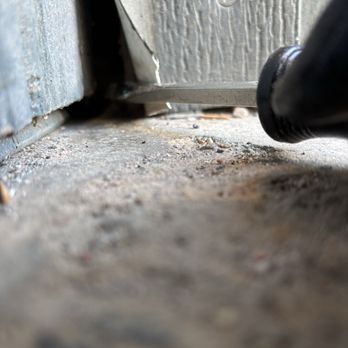 Rocky Mountain Pest Control - Access for rodent entry. Garage door - Pest Control Near Me Rocky Mountain Pest Control - Access for rodent entry. Garage door - Pest Control Near Me