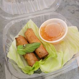 Eggrolls the size of my pinky Eggrolls the size of my pinky