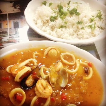 Anticucheria Peruana - Pescado a lo macho.  BOMB!! - Latin American Near Me - Norwalk, California