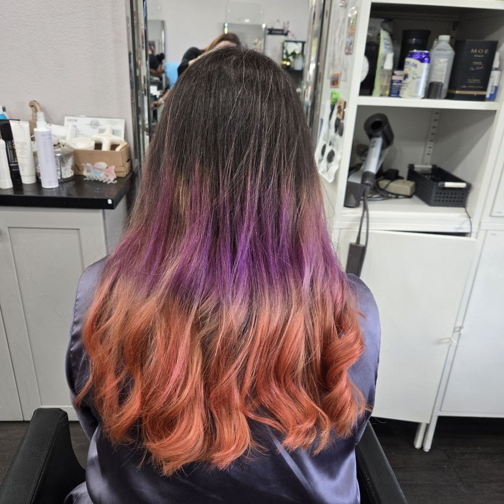 Special Color Combo Trio done by hair-stylist, Joyce!! Can't rave enough about her and would recommend her again in a heartbeat  ^.^