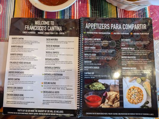 Menu photo 1 Francisco’s Cantina Restaurant North Canton, OH Menu photo 1 Francisco’s Cantina Restaurant North Canton, OH