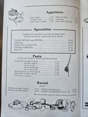 Menu photo 2 Rosario's Italian Restaurant Carson, CA Menu photo 2 Rosario's Italian Restaurant Carson, CA
