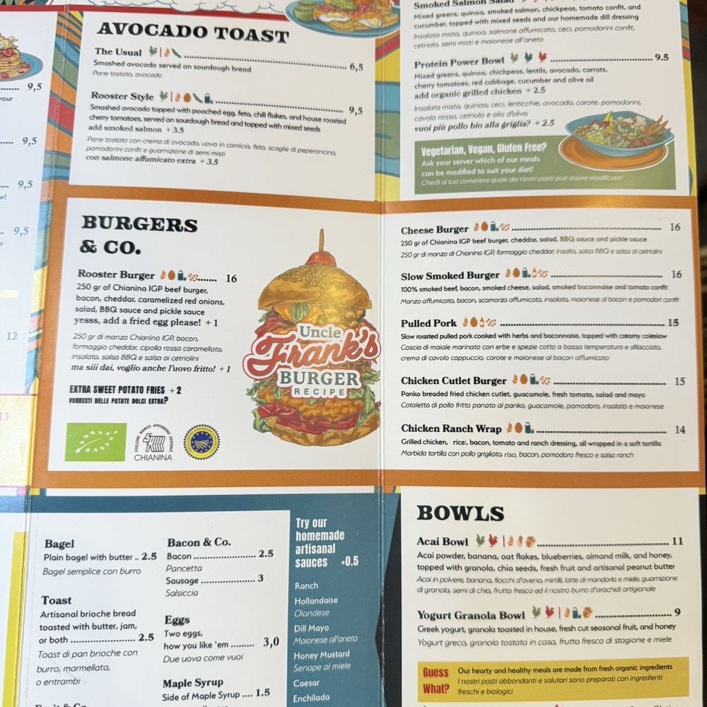 Rooster Cafè - Breakfast & Brunch Near Me - Florence, FI Rooster Cafè - Breakfast & Brunch Near Me - Florence, FI