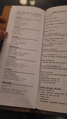 Menu photo 1 1540 Room Savannah, GA