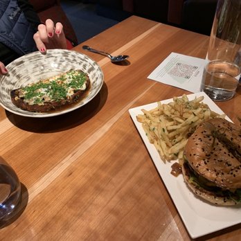 Sweet Basil - Burger and Mushroom Gouda Melt - New American Near Me - Vail, Colorado