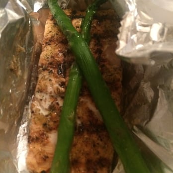 Golden Horn - This is the salmon (marked up 43.75% from what it says online). Small, way undercooked for medium, and too much lemon. - Seafood Near Me - Columbus, Mississippi Golden Horn - This is the salmon (marked up 43.75% from what it says online). Small, way undercooked for medium, and too much lemon. - Seafood Near Me - Columbus, Mississippi