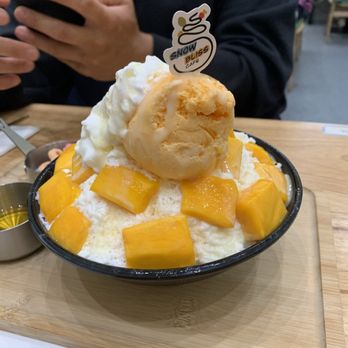 Snow Bliss - Mango bingsu - Asian Fusion Near Me - San Francisco, California Snow Bliss - Mango bingsu - Asian Fusion Near Me - San Francisco, California