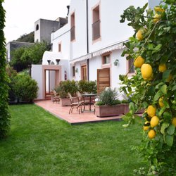 Locanda degli Dei - Lovely patio where we had breakfast each morning.
