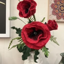 Artisans United Craft Gallery - Crocheted flowers are one of the beautiful crafts we feature.