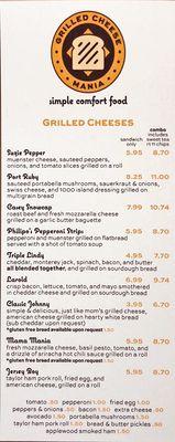 Menu photo 7 Grilled Cheese Mania Harrisonburg, VA