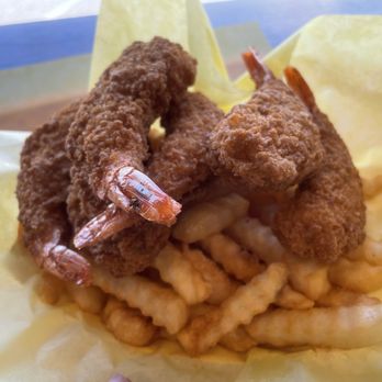 Cow & Cod - Shrimp and chips basket - Burgers Near Me - Auburn, Washington
