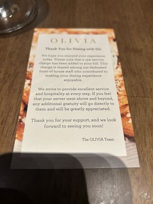 Menu photo 8 Olivia St. Petersburg, FL Menu photo 8 Olivia St. Petersburg, FL