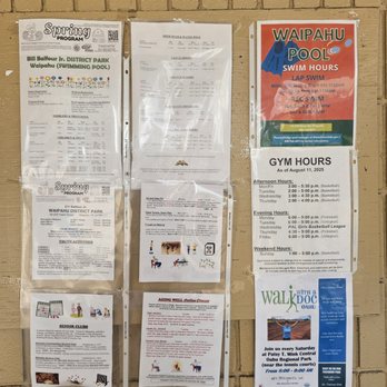 Waipahu Pool - info wall - Swimming Pools Near Me - Waipahu, Hawaii Waipahu Pool - info wall - Swimming Pools Near Me - Waipahu, Hawaii