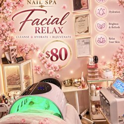 No1 Nails Spa - Relax, Refresh & Glow at No1 Nail Spa! Treat yourself to a relaxing Facial for only $80 Our facial experience helps cleanse, hydrate
