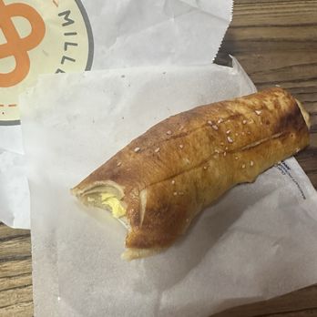 Miller's Twist - Egg and Cheese Roll - Pretzels Near Me - Philadelphia, Pennsylvania