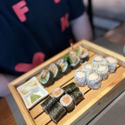 Takumi Japanese Bistro & Bar - 3- Sushi Roll Lunch: Shrimp Tempura, Snow Crab, Salmon.