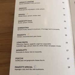 Di Farina Pasta - Menu p1