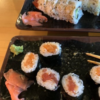 Sushi Sam - 51. Rock N Roll 34. Spicy Tuna Roll 36. Spicy Salmon Roll - Japanese Near Me - Southlake, Texas Sushi Sam - 51. Rock N Roll 34. Spicy Tuna Roll 36. Spicy Salmon Roll - Japanese Near Me - Southlake, Texas