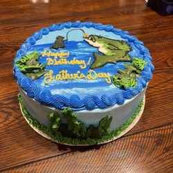 Baskin-Robbins - Fishing themed ice cream cake, made to order! Came out great
