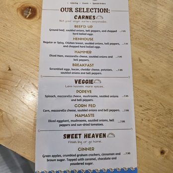 Empanash - 10-4-24. Menu - Empanadas Near Me - South Lake Tahoe, California