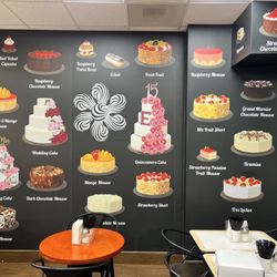 Flowers Bakery and Cafe - The mural inside of the store