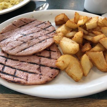 Skyway Jack's - Ham & Eggs (3 eggs, 2 slices of ham, home fries & toast; eggs separate) ($8.99) - Breakfast & Brunch Near Me - Mississauga, Ontario Skyway Jack's - Ham & Eggs (3 eggs, 2 slices of ham, home fries & toast; eggs separate) ($8.99) - Breakfast & Brunch Near Me - Mississauga, Ontario