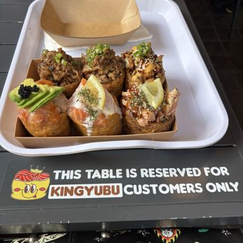 Kingyubu - A variety of Yubu that I ordered - Sushi Bars Near Me - Los Angeles, California Kingyubu - A variety of Yubu that I ordered - Sushi Bars Near Me - Los Angeles, California