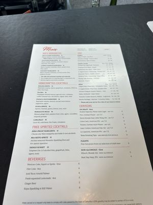Menu photo 2 Mia's Solana Beach, CA
